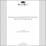 Bagatelle in A Minor WoO 59 Fur Elise piano sheet music cover